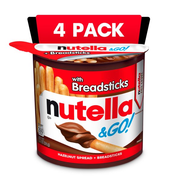 Nutella & Go Hazelnut Spread and Breadsticks, 7.3 oz