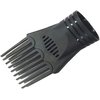 Black Universal Hair Dryer Comb Nozzle Plastic Hairdressing Salon Hair Dryer Blow Comb Attachment Hair Styling Nozzle Tool Nice and Fashion Salon Tool for Straightening Detangling Fine Hair Combs