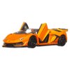 Matchbox Collectible Die-Cast Moving Parts Vehicle - Orange and Black Sports Car - 2019 Inspired by Lamborghini SVJ Roadster