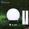INCX Solar Lights Outdoor, 8 Pack Solar LED Globe Light Waterproof, Garden Lights Solar Powered for Yard Patio Walkway Landscape In-Ground Spike Pathway Cool White