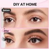 Miuffue Cluster Lashes Wispy 72 Pcs Individual Lashes Cluster DIY Eyelash Extensions Clusters Mink False Eyelashes Super Thin Band Eyelash Clusters (Diamond, C-8-16mix)