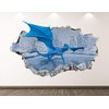 Fantasy Dragon Wall Decal Art Decor 3D Smashed Magic Sticker Mural Kids Room Custom Gift BL99 (42"W x 24"H)