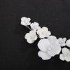 Teyglen Flower Bride Wedding Hair Comb Flower Hair Comb Decorative Hair Accessories Floral Flower Headpiece White Flower Headband Hair Piece for Women Bride Girls