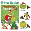 Christmas Games - Pin The Star Christmas Crafts Games for Kids Families Party, Griinch Games Party Decorations Supplies Favors, Indoor Christmas Decorations Home Decor, Xmas Kids Activities Presents