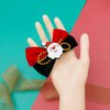 Hofar 3PCS Christmas Hair Clips for Women Xmas Bow Hair Clip Festive Snowflake Hairpins Holiday Hair Accessory Party Gifts