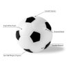 Super Z Outlet Table Soccer Foosballs Recreation Ball Small - 6 Packs