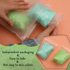 WONVOC Felting Wool, 12 Colors Wool Roving for Needle Felting, 4.23 oz Needle Felting Wool, Wool Roving, Needle Felting Wool Set, Easy to Work, for Needle Felting DIY Wool Crafts, Green