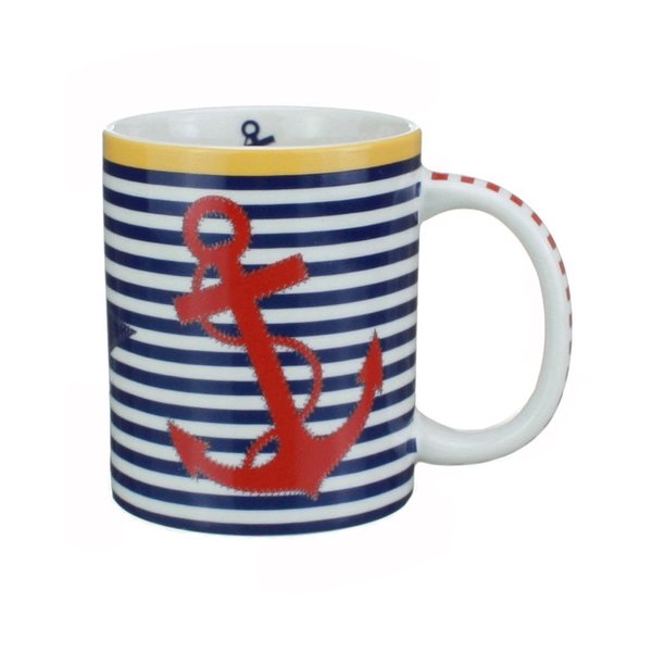 Cape Shore Nautical Chic Coffee or Tea Mug/Cup 13 ounces