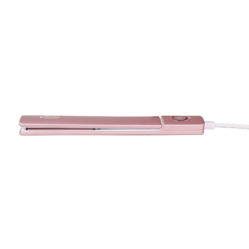 Aria Beauty Slim Hair Straightener - Dual Voltage Flat Iron - Versatile Design for Curls and Straightening - Suitable for All Hair Types - Pink - 1 pc