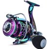 Sougayilang Fishing Reel Light Weight Ultra Smooth Aluminum Spinning Fishing Reel-13+1BB - LY4000