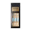 KISS imPRESS Couture Collection Press-On Manicure, Elegant, with Jewelled Accents, Includes 30 Fake Nails, Prep Pad, Mini File, and Cuticle Stick