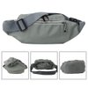Oxpecker Waist Pack Bag with Rain Cover, Waterproof Fanny Pack for Men&Women, Workout Traveling Casual Running Hiking Cycling, Hip Bum Bag with Adjustable Strap for Outdoors (gray)