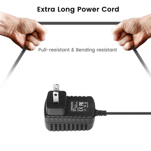 Xzrucst AC/DC Adapter Replacement for Entourage Pocket Edge 2.0 Dualbook eReader Dual Tablet Power Supply Cord Cable Charger Input: 100-240 VAC 50/60Hz Worldwide Voltage Use PSU