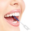 GXXMEI 200PCS Dual-Use Interdental Brushes Soft Silicone Dental Picks Toothpicks Between Teeth Brush, Tooth Flossing Brush for Cleaning Orthodontic Wire Toothbrush Clean Tool