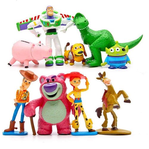 9 PCS Toy Story Cake Toppers mini Figurines Cupcake Decorations Cute Premium Toy Story Party Figurines Cartoon Action Figures Toy Story Party Supplies