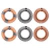 PENTA ANGEL Stretch Hair Combs 6Pcs Flexible Plastic Full Circular Circle Comb Headband Hair Wrap Holder Hairband for Women Girls (Classic Style)
