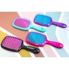 the DTNGLR. Detangling Hair Brush - Detangler Brush for Wet or Dry Hair - Wet Hair Brush Detangler - Untangle Hair Brush - Detangling Brush - Vented Wet Dry Brush