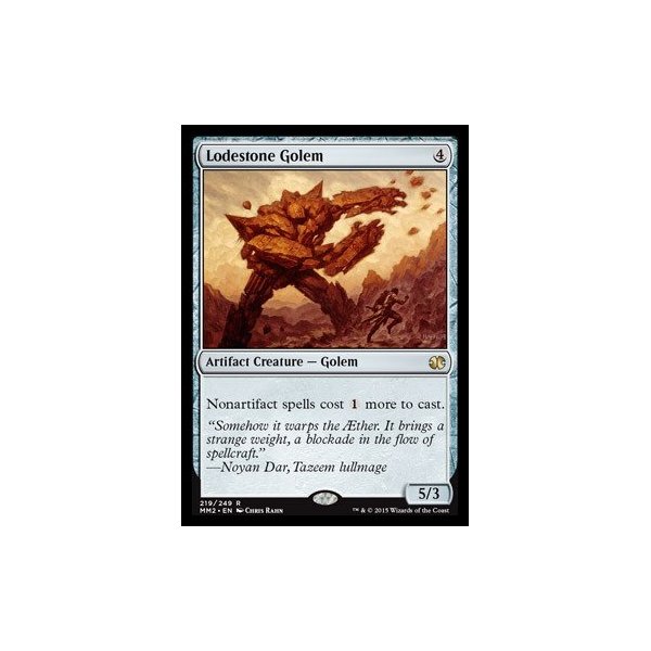 Magic The Gathering - Lodestone Golem (219/249) - Modern Masters 2015
