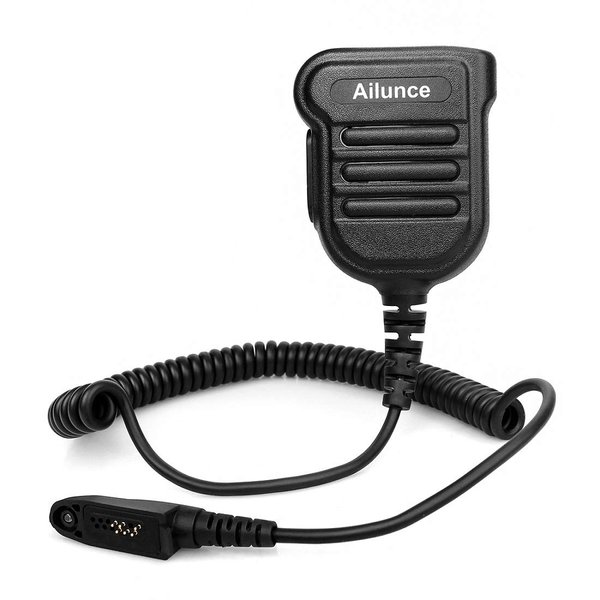Retevis RT29 Ailunce HA1G Shoulder Speaker Mic, IP67 Waterproof Original Speaker Microphone, Compatible With Ailunce HD1 HD2 Retevis RT29 RT48 NR30 RB23 Motorola GP328 PLUS GP344 Walkie Talkie(1 Pack)