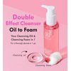 CELEFIT Double Effect Cleanser Oil to Foam - Korean Cleansing Oil Makeup Remover Foaming Facial Cleanser | Makeup Remover Oil to Foam Cleanser Face Wash for Women & Men | Korean Oil Cleanser (6.34oz)