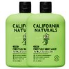 California Naturals Moisture Body Wash, Gentle Shower Gel Cleanser for Dry, Sensitive Skin, Moisturizing & Hydrating, Natural, Vegan, Paraben & Sulfate Free Body Moisturizer, 12 fl oz, 2 Pack