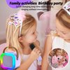 OUTUVAS Kids Karaoke Microphone Machine Toy, 4-12 Years Old Girls Christmas Birthday Gift for Girls, Karaoke Toys Gifts for Girls Ages 4, 5, 6, 7, 8, 9, 10, 12 +Year Old Birthday Party. (Purple)