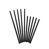 Kingseal FSC Certified Disposable Paper Drinking Straws, BLACK, Unwrapped, 7.75 inch Length x 0.6mm diameter, "Jumbo" Size, Biodegradable, Earth Friendly, Bulk Pack - 600 Straws per Box