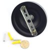 NX Garden Ceiling Light Canopy Kit 1PC Vintage Ceiling Rose Hook Plate Holder for Fitting Chandelier Lamp Light Black