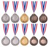 Favide 24 Pieces Gold Silver Bronze Award Medals-Winner Medals Gold Silver Bronze Prizes for Competitions, Party,Olympic Style, 2 Inches