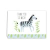 Jungle Animal Baby Thank You Greeting Cards / 36 Note Cards / 6 Child Safari Thanks Designs / 3 1/2" x 4 7/8" Baby Shower Birthday School Appreciation Cards/Made In The USA