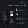VoilaVe Argan Oil For Men | Anti Aging Oil For Face, Body & Beard Oil for Men | Organic Argan Hair Oil for Men | Skincare Routine for Face Nails & Body Massage | Sandalwood Oil For Hair Growth | 4 Oz