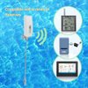 ECOWITT WN34BL Digital Pool Thermometer with LCD Display, Waterproof Water Temperature Sensor, Easy to Mount, 10ft Cable Sensor for Swimming Pool, Hot Tubs, Spas, Bath Water, Fish Ponds