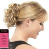 Easihair Classy Ponytail Color 24BT102 Banana Split Hairpieces 5.5" Length Reversible Claw Clip Attachment Synthetic Wavy Layered Pony Clip On Bundle MaxWigs Hairloss Booklet