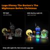 Rorliny LED Lighting Kit Compatible with Lego Tim Burton's The Nightmare Before Christmas, Creative Light for Lego 21351 Set (No Lego Models)