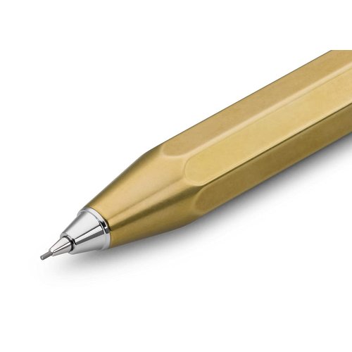 Kaweco BRASS SPORT Mechanical Pencil 0.7mm HB I Brass Lead Pencil in Classic Design I Mechanical Lead Pencil 10,5 cm I Refillable Pencil
