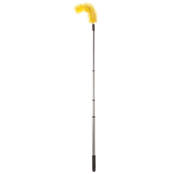 Telescopic Gutter Brush, Extendable Gutter Cleaner Tool for Removing Leaves, Debris and Twigs, Extends from 36 in. to 74 in.