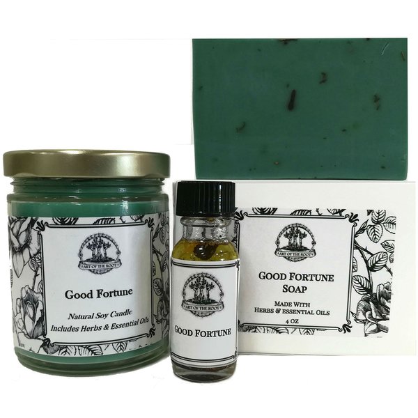 Good Fortune Spell Kit | Blessings, Prosperity, Abundance, Luck Rituals | Wiccan Pagan Hoodoo Conjure