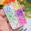 SONGJIE Aurora Mermaid Beads Nail Charms Jewelry 3D Bubble Beads Nail Accessories Crystal Beads Nail Gems Nail Art Decoration Acrylic Nails Flatback Rhinestones for Nails DIY Nail Supplies