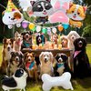 Dog Balloons, 7 Pcs Dog Birthday Balloons Decorations Set - Puppy Balloons, Paw Balloons & Dog Bone Balloon for Dog Birthday Decorations & Dog Themed Birthday Party Decorations