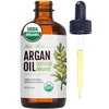 Kate Blanc Cosmetics Argan Oil for Hair & Skin. 100% Pure, USDA Certified Organic, Coldpressed Hair Oil. Stimulate Growth for Dry, Damaged Hair. Skin Moisturizer. Nails Protector (Regular 4oz)