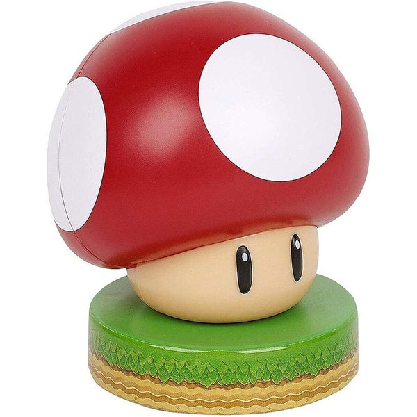 Paladone Super Mario Bros. Mushroom 3D Night Light - Decorative Lamp Collectible