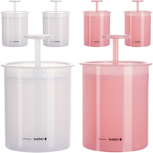 Uonlytech 6pcs Foam Maker for Face Wash, Facial Cleanser Foam Cup Whip Bubble Maker Marshmallow Whip Maker Skin Care for Women Travel Household