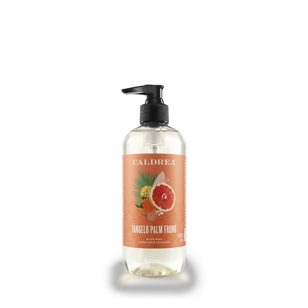 Caldrea Hand Wash Soap, Aloe Vera Gel, Olive Oil And Essential Oils To Cleanse And Condition,Tangelo Palm Frond Scent, 10.8 Oz