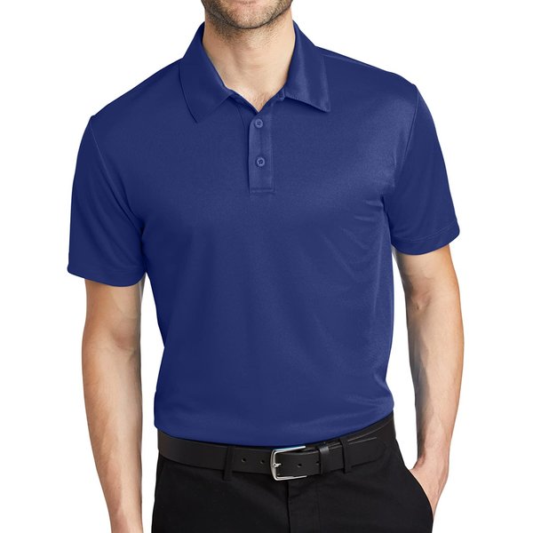 Joe's USA Men's Tall Short Sleeve Moisture Wicking Polo Shirt-4XLT-Royal