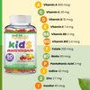 SHIFAA NUTRITION Halal Kids Multivitamin Gummies, 45-90 Days Supply, with All Essential Kids Vitamins. Toddler Vitamins with Vitamin C, D, Zinc, A, E, B6, B12, Biotin | Halal Gummy Vitamins for Kids