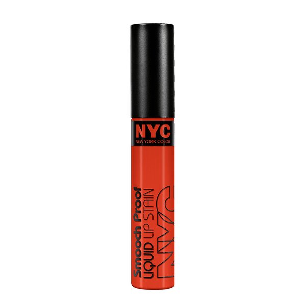 N.Y.C. New York Color Smooch Proof Liquid Lip Stain, Get Noticed !, 0.24 Fluid Ounce