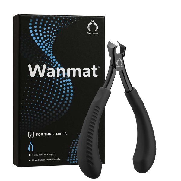 Toenail Clippers for Thick Nails for Seniors, Podiatrist Nail Clippers for Men, Nail Cutter Surper Sharp Blades Lighter Soft Handle