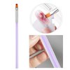 Beautifultracy 5 Pieces Nail Brushes Set Nail Design Brushes Nail Tools for Drawing Nail Polish Pens for Nail Art Design