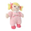 Linzy Plush Soft Plush Baby Doll Blond Hair My First Doll Safe for All Ages Mi Primera Muñeca Stuffed Plush Doll 10''