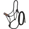 Tough 1 Mule Tape Halter with Beaded Nose and 10ft Lead Rope Arrow/Diamond Horse